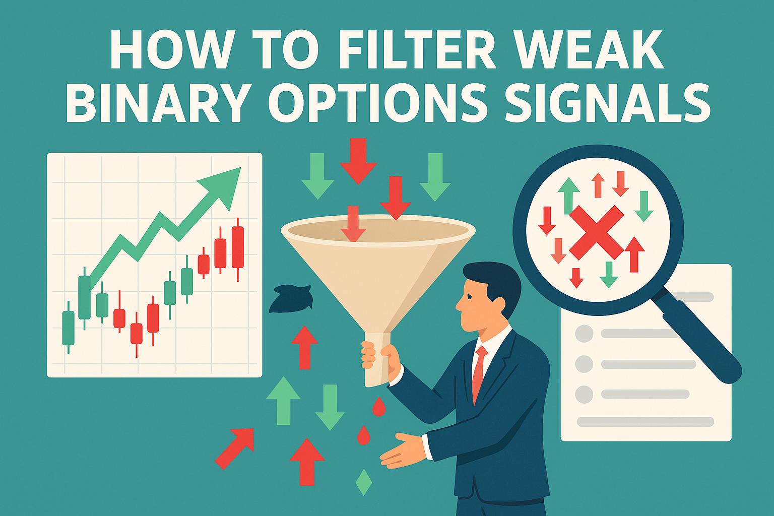 how to filter weak binary options signals